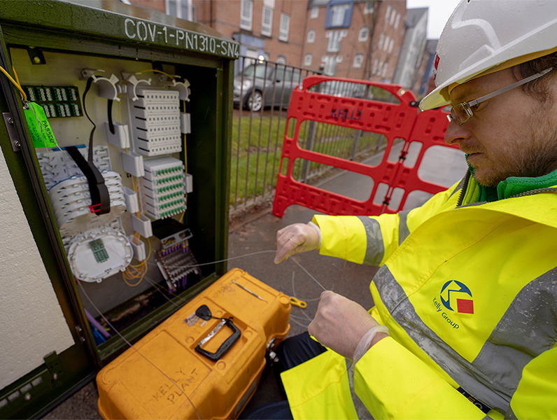 Kelly Group Supports CityFibre on Unique Fibre Projects